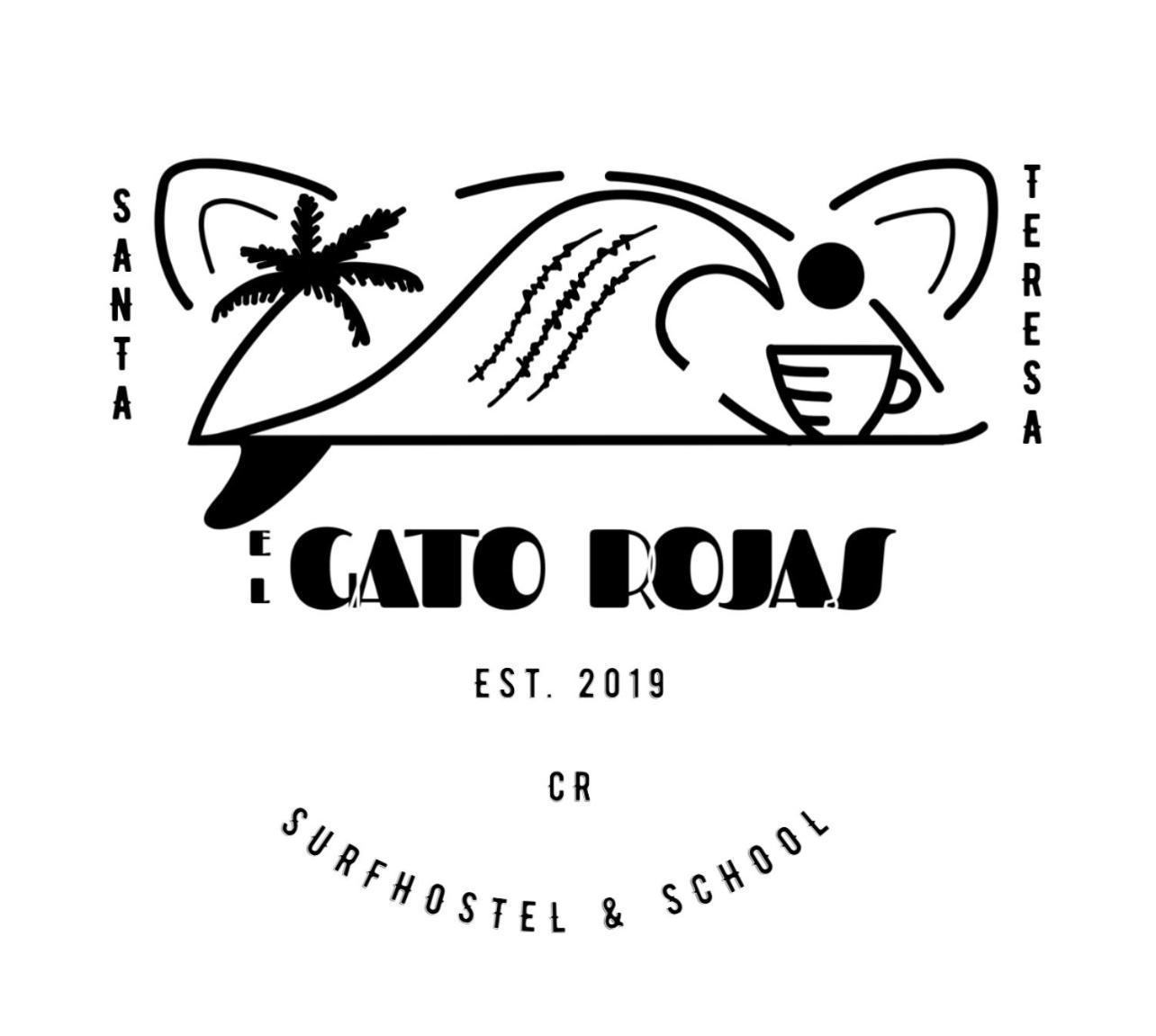 El Gato Rojas Surf Hostel Playa Santa Teresa  Ngoại thất bức ảnh