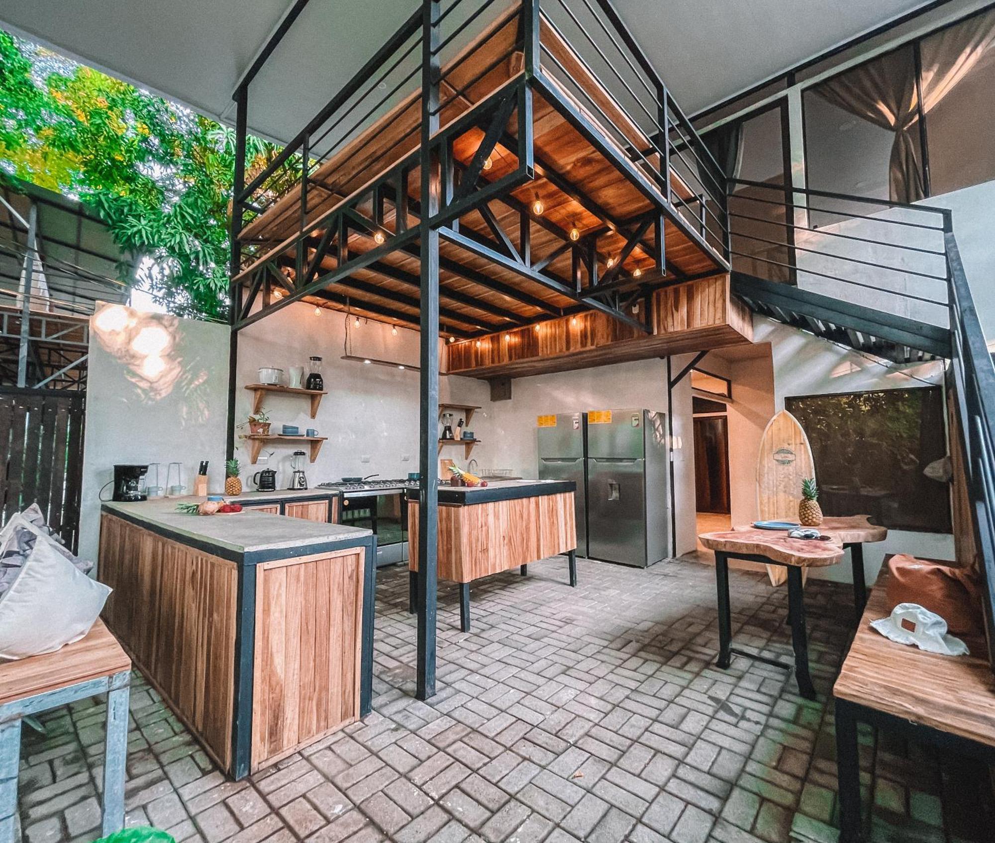 El Gato Rojas Surf Hostel Playa Santa Teresa  Ngoại thất bức ảnh